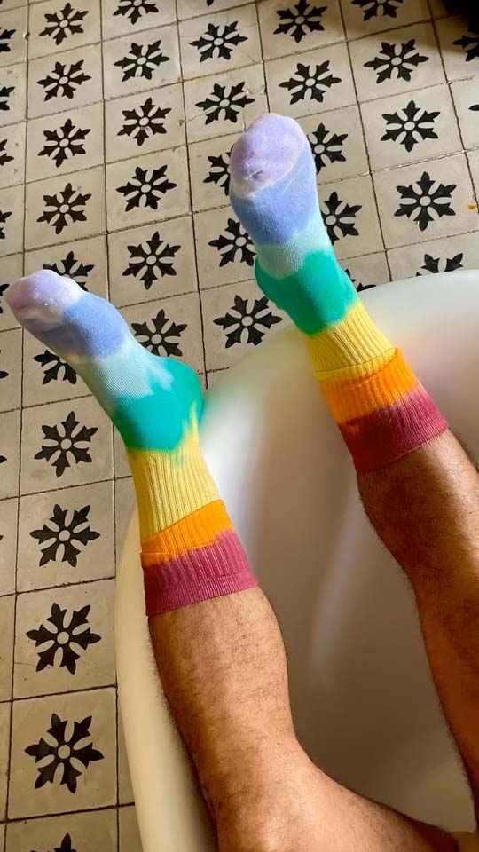 Rainbow Pride Sock - Athletic Cut
