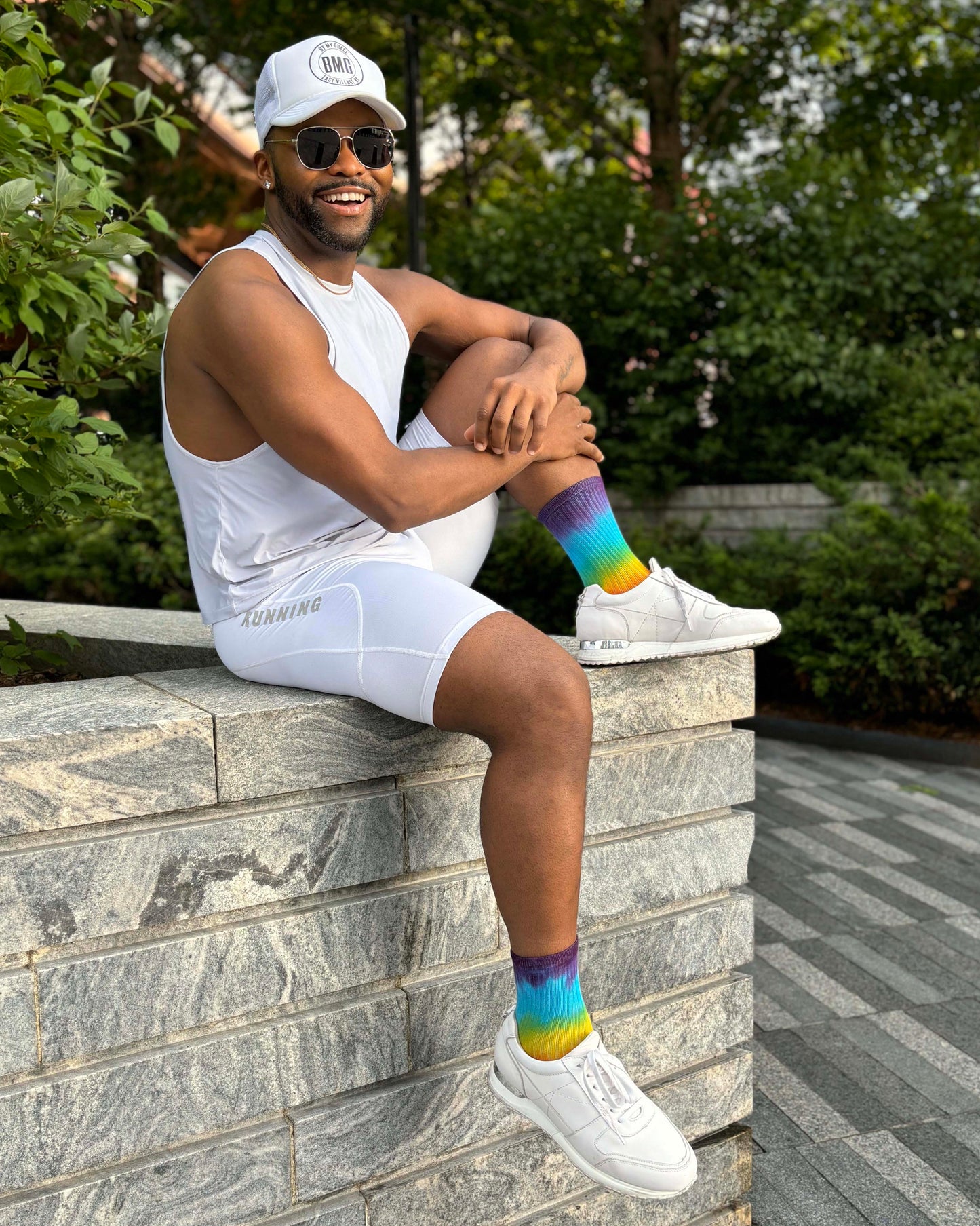 Rainbow Pride Sock - Athletic Cut