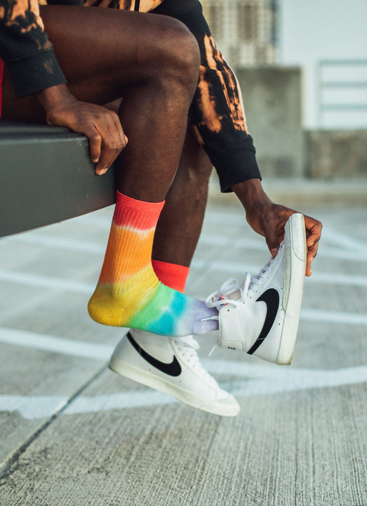 Rainbow Pride Sock - Athletic Cut