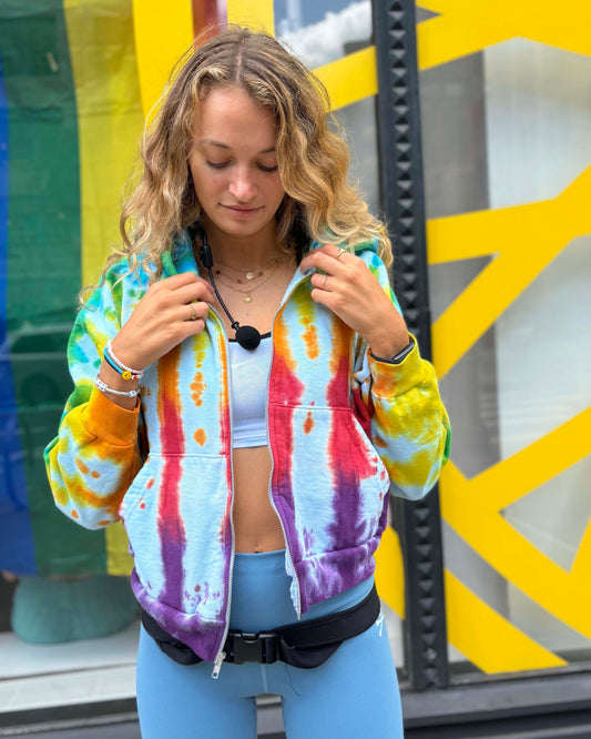 Rainbow Pride Zip-up Hoodie